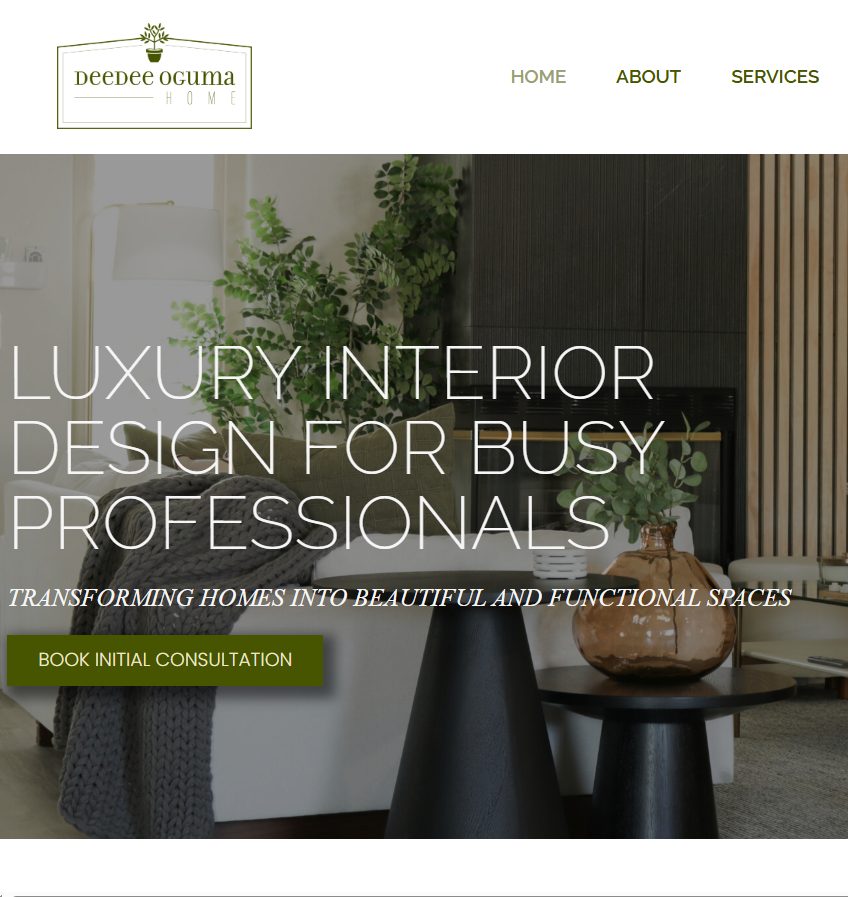 DeeDee Oguma Home project preview