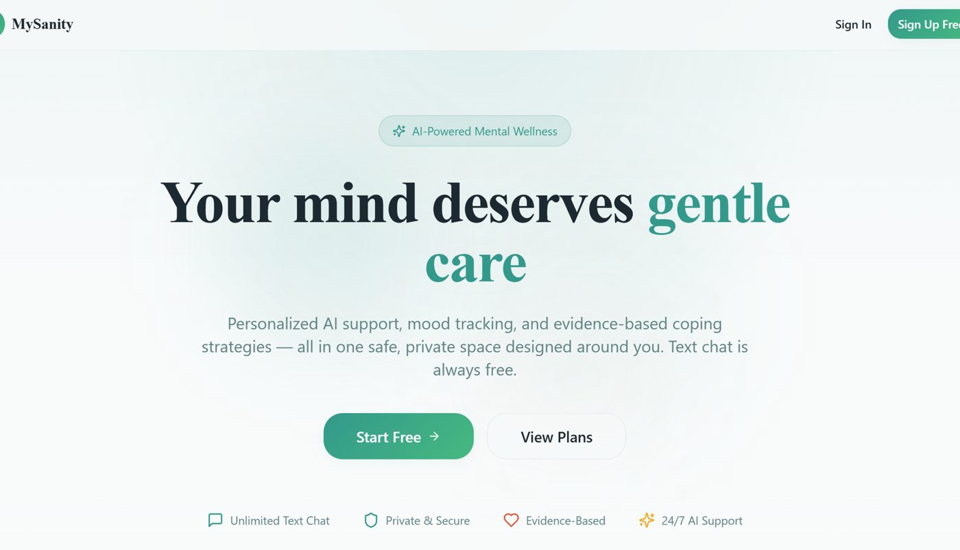 MySanity App project preview